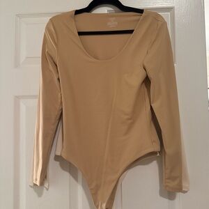 Nuuds scoop neck bodysuit NWOT